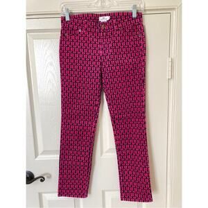 Vineyard Vines Corduroy Pants Pink and Navy Girls Size 12